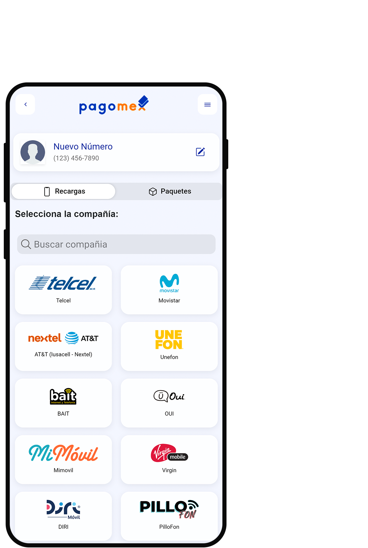 pagomex recargas Electrónicas, pago de servicios, giftcards en una sola app